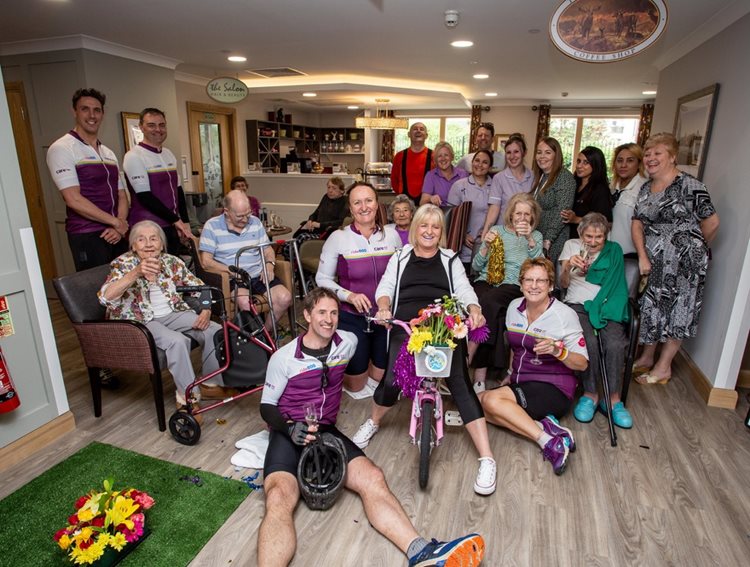 Windsor and Maidenhead care homes play their part in gruelling 800-mile charity bike ride